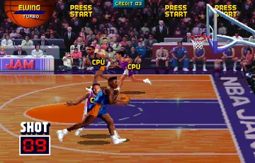 NBA Jam TE (rev 1.0 01/17/94) screen shot game playing